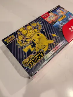 Pokemon Surging Sparks Booster Elite Trainer Box 2-pack- Rare Sealed - Image 2