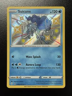 Pokemon TCG - Suicune - Shining Fates SV022/SV122 Shiny Vault Holo Rare - Image 1