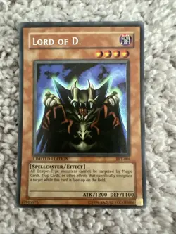 NM Yu-Gi-Oh! TCG Lot: Lord of D., Summoned Skull, Gearfried, Confiscation - Image 1