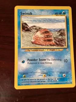 POKEMON Neo Genesis SWINUB 79/111 Card - Image 1