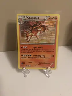 2 x Pokemon TCG Card Charizard Holo Rare Legendary Treasures 19/113 - Image 1