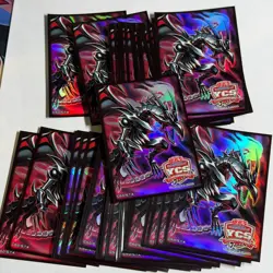 Yugioh 2022 YCS Yokohama Japan Card Sleeves x50 Exclusive Red-Eyes Black Dragon - Image 1