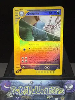 Pokemon Card Quagsire 30/147 Reverse Holo Rare Aquapolis Set Light Play - Image 1