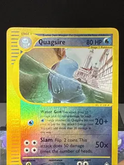 Pokemon Card Quagsire 30/147 Reverse Holo Rare Aquapolis Set Light Play - Image 2