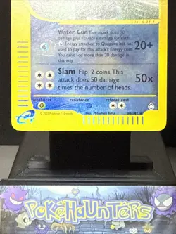 Pokemon Card Quagsire 30/147 Reverse Holo Rare Aquapolis Set Light Play - Image 3