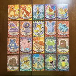 Pokemon TCG Topps 20 Card Lot - Includes Charmander, Charmeleon, Raichu, & More - Image 1