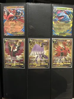 Pokemon TCG 5 Card Holo Lot Galarian V Moltres Articuno Zapdos Mega Venusaur - Image 1