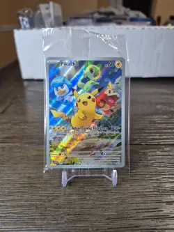 Pikachu 027 Sv: Scarlet & Violet Holo SEALED PROMO Pokemon Card - Image 1