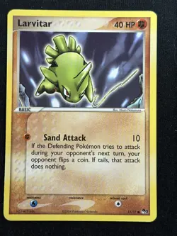 Larvitar POP Series 1 011/017 Pokemon card NM - Image 1