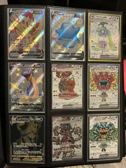 Pokemon TCG Shiny V EX 9 Card Rare Holo LOT DITTO HOOPA LAPRAS TSAREENA Fresh! - Image 1