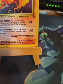 Pokemon TCG Flareon Jungle Holo Rare Card 3/64 LP Condition - Image 4