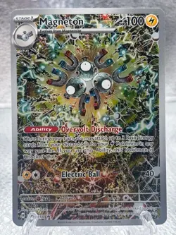 Pokemon TCG Magneton SVP 159 Surging Sparks Promo Card NM Condition - Image 1