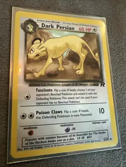Dark Persian Team Rocket Pokemon Card Uncommon 42/82 WOTC MINT - Image 1