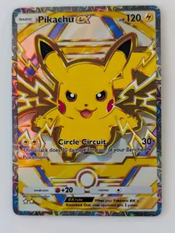 CUSTOM Card Pikachu Ex Pokemon TCG Pocket Deluxe Pack Custom Card - Image 1