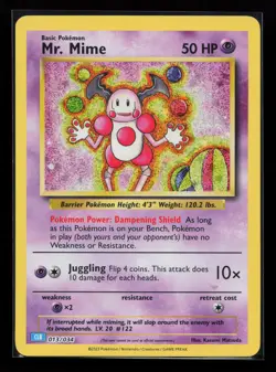 Mr. Mime 013/034 Classic Collection Trading Card Game Classic Pokemon Card - Image 1