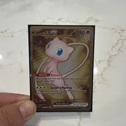Pokemon TCG Mew EX Metal Gold NM 205/165 Scarlet & Violet 151 Promo Card - Image 1