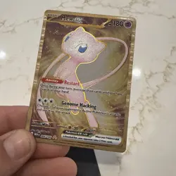 Pokemon TCG Mew EX Metal Gold NM 205/165 Scarlet & Violet 151 Promo Card - Image 2