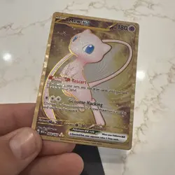 Pokemon TCG Mew EX Metal Gold NM 205/165 Scarlet & Violet 151 Promo Card - Image 3