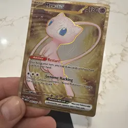 Pokemon TCG Mew EX Metal Gold NM 205/165 Scarlet & Violet 151 Promo Card - Image 4