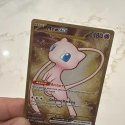 Pokemon TCG Mew EX Metal Gold NM 205/165 Scarlet & Violet 151 Promo Card - Image 5