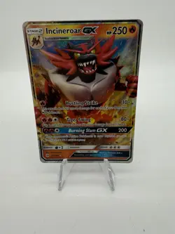 Pokemon Card Incineroar GX 27/149 Holo Rare Sun & Moon Base Set Half Art NM - Image 1