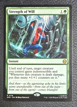 Strength of Will 118 NM MTG Marvel's Spider-Man Magic Card - Image 1