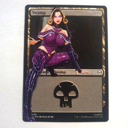 MTG Altered Art Card - Spider Woman - Swamp - Magic the Gathering - Image 1