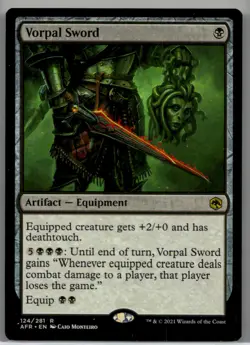 Near Mint or Better Vorpal Sword #124 DND W/Tracking - Image 1