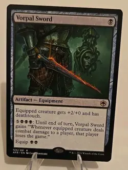 Vorpal Sword MTG Adventures in the Forgotten Realms Regular - Image 1