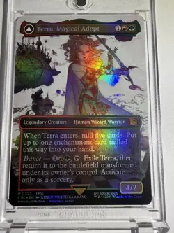 Terra, Magical Adept (Borderless) Final Fantasy Foil MTG - Image 1