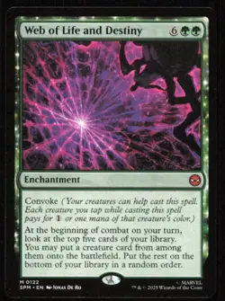 MTG Web of Life and Destiny (122/314) Marvel's Spider-Man NM - Image 1