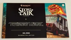 Secret Lair x Twisted Metal Sol Ring Rainbow Foil - PROMO - New/Sealed - Image 1