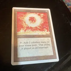 Magic The Gathering -MTG-Sol Ring Revised Edition Regular Euc - Image 1
