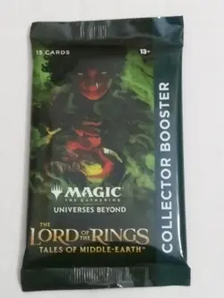 MAGIC THE GATHERING LORD OF THE RINGS COLLECTOR BOOSTER PACK - FACTORY SEALED! - Image 1