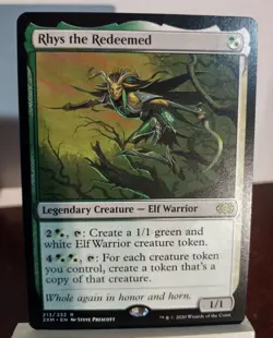MTG Rhys the Redeemed Double Masters LP X1 Magic The Gathering Rare - Image 1