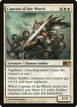 Captain of the Watch - Foil Magic 2013 LP MTG - Image 1