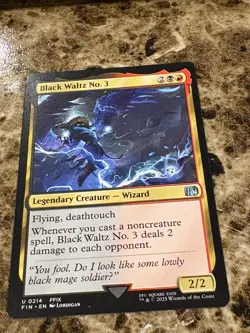 BLACK WALTZ NO. 3 Magic MTG Final Fantasy - Image 1