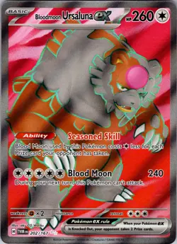 Bloodmoon Ursaluna ex 202/167 Twilight Masquerade Ultra Rare Full Art Pokemon NM - Image 1