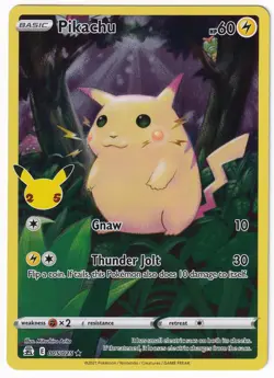 Pikachu 005/025 - Celebrations 25th Anniversary - NM Holo Rare - Pokemon TCG - Image 1