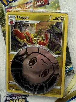 Brilliant Stars Eevee/Flapple Lot of 2 Single pack Checklane Blister Set Booster - Image 5