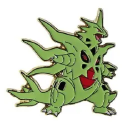 Pokemon TCG - Mega Tyranitar Collector's Pin XY Mega Evolution Pack [Near Mint] - Image 1
