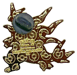 Pokemon TCG - Mega Tyranitar Collector's Pin XY Mega Evolution Pack [Near Mint] - Image 2