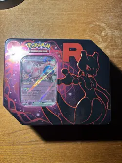 POKEMON DESTINED RIVALS MEWTWO TIN BRAND NEW FACTORY SEALED RARE TCG DR MEW TWO! - Image 2
