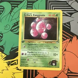 2000 Pokemon Gym Heroes 1st Edition Erika's Exeggcute 77/132 - Image 1