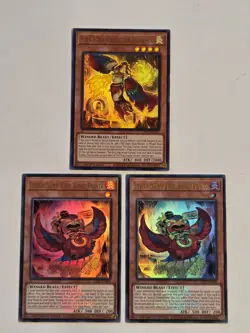 Fire King Courtier Ulcanix MP25 + Legendary Fire King Ponix 25LP (x2) Yugioh Set - Image 1