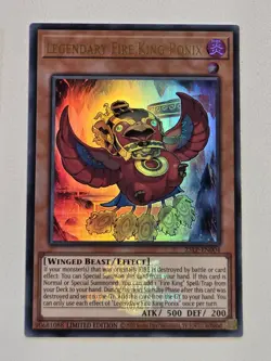 Fire King Courtier Ulcanix MP25 + Legendary Fire King Ponix 25LP (x2) Yugioh Set - Image 4