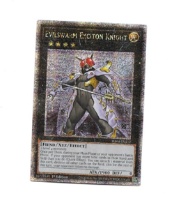 Yugioh Yu-Gi-Oh! Evilswarm Exciton Knight RA04-EN212 Quarter Century Secret Rare - Image 1