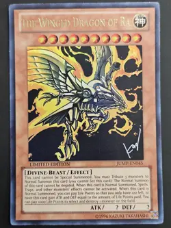 Yu-Gi-Oh Winged Dragon of Ra JUMP-EN045 Ultra Rare Shonen Jump Promo NM/VLP - Image 1