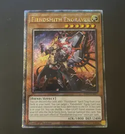 Fiendsmith Engraver (Quarter Century Secret Rare) INFO-EN017 The Infinite Forbidden 1st Edition for sale online - Image 1