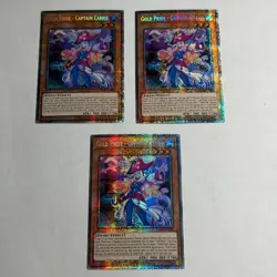 3x Gold Pride Captain Carrie CYAC-EN088 Starlight Rare 1st Edition NM Yugioh #2 - Image 1